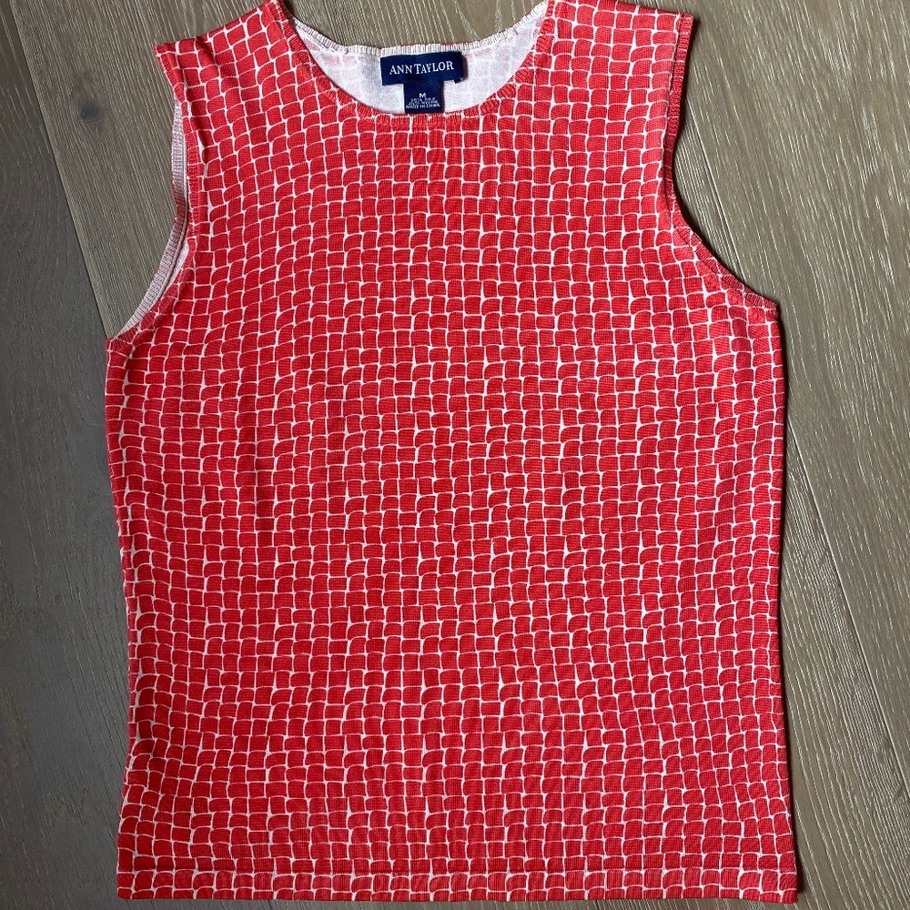 Ann Taylor Sleeveless Top Sweater